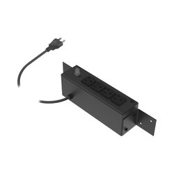 Tomacorriente de 4 Contactos (NEMA 5-15R) Voltaje Entrada/Salida: 120Vca/10A Max. Opción de Instalación en Escritorio o Pared.