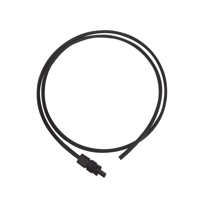Cable Fotovoltaico 1.5 m, negro, calibre 10 AWG con terminal MC4-H en un extremo