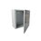 Gabinete de Acero IP66 Uso en Intemperie (400 x 400 x 200 mm) con Placa Trasera Interior y Compuerta Inferior Atornillable (Incluye Chapa y Llave).