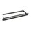 Patch panel modular sin blindaje de 24 puertos, 1U, con barra para organizar cable