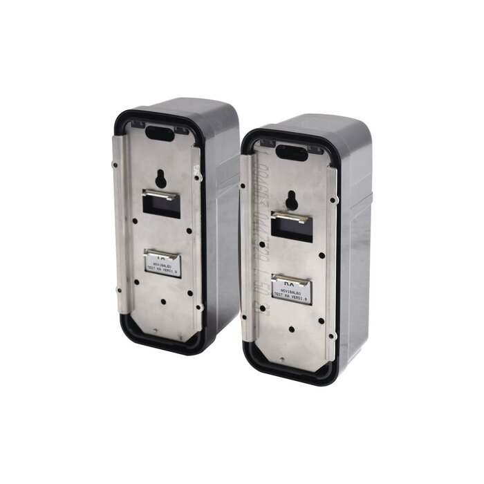 BARRERA DE DOBLE RAYO PARA DETECCIÓN DE CRUCE DE INTRUSOS / INCLUYE BRACKET DE INSTALACIÓN /FÁCIL ALINEACIÓN(1 INSTALADOR ES SUFICIENTE) /COBERTURA DE 120 METROS EN EXTERIOR Y 250 Mts INTERIOR /SIN FALSA ALARMAS POR SOL