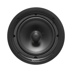 Phantom Series Altavoz de techo de 2 vías, woofer de polietileno inyectado de 8in, tweeter giratorio 1in, 5-120 watts, 8 Ohms