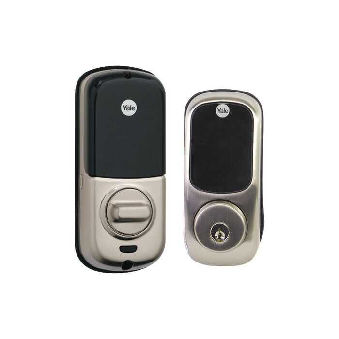 Cerradura Real Living YRD226/ Teclado y Llave /Compatible con Smarphone o Total Connect