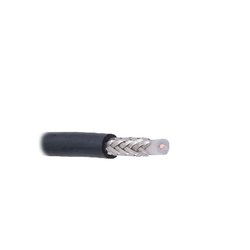 Cable coaxial RG BROADCAST RG58USYS, 20 AWG , blindaje de malla trenzada de cobre estañado ( CuSn ) 96%, aislante de polietileno sólido. Hecho en México