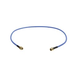 Jumper MikroTik (Flex-guide) de 50 cm, Núcleo de Cobre-Plateado, Conectores SMA-Macho Inversos, Hasta 6 GHz.