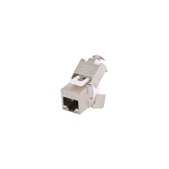 Módulo Jack Keystone Cat6 Blindado (STP) sin herramienta (toolless)