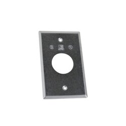 Tapa rectangular aluminio para contacto 40.38 mm tipo RR a prueba de intemperie.
