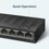 Switch para escritorio 8 puertos 10/100/1000Mbps