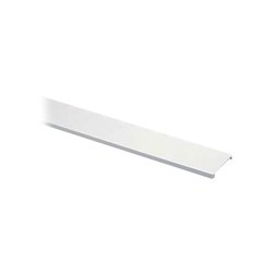 Cubierta para canaleta T-70, de PVC rígido, 70.1 x 9.1 x 2400 mm, Color Blanco Mate