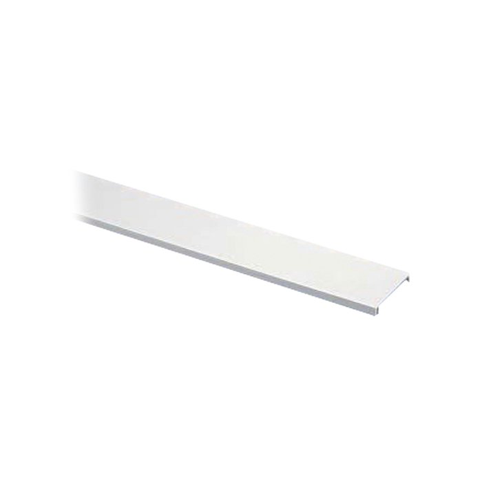 Cubierta para canaleta T-70, de PVC rígido, 70.1 x 9.1 x 2400 mm, Color Blanco Mate