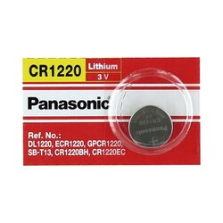 Batería de Litio tipo Moneda 3V / CR1220 / 35mAh