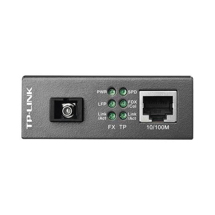 Convertidor Multimedia VDM Monomodo, 1 puerto RJ45 10/100, 1 puerto SC/UPC, hasta 20KM