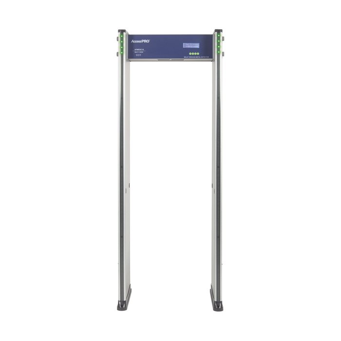 Detector de Metales de 18 zonas/ Uso en Interior/Programación con Control Remoto / Contador de Personas