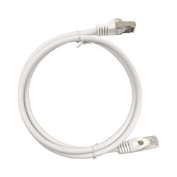 Patch Cord Cat6A 10G blindado 0.5M ( 1.64 ft ) Blanco