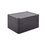 Gabinete Plástico Negro para Exterior (IP65) de 100 x 68 x 50 mm Cierre por Tornillos.
