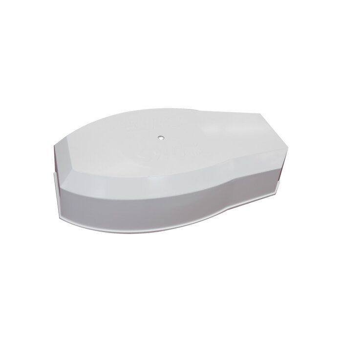 Refacción para 1601/1603 / Tapa plástica para enganche de mástil / Color Blanco