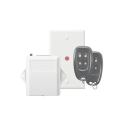 Receptor Universal con conexion directa al Keybus del panel de alarma con relevador auxiliar para abrir puertas de garage o aplicaciones de pulso momentaneo