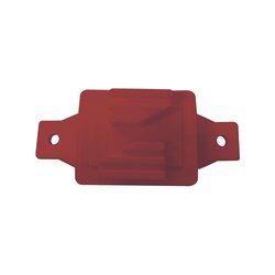 Aislador de Paso color Rojo reforzado para cercos eléctricos, resistente al clima extremoso