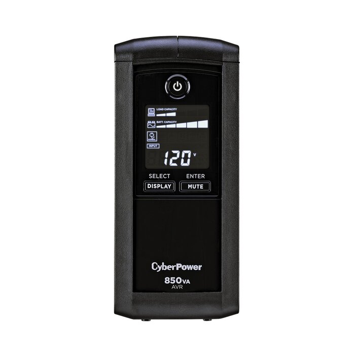 UPS de 850 VA/510 W, Topología Línea Interactiva, Entrada 120 Vca NEMA 5-15P, Tipo Mini Torre, Con 9 Tomas NEMA 5-15R