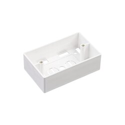 Caja de Pared Universal, Color blanco, Para montaje con Placas de Pared