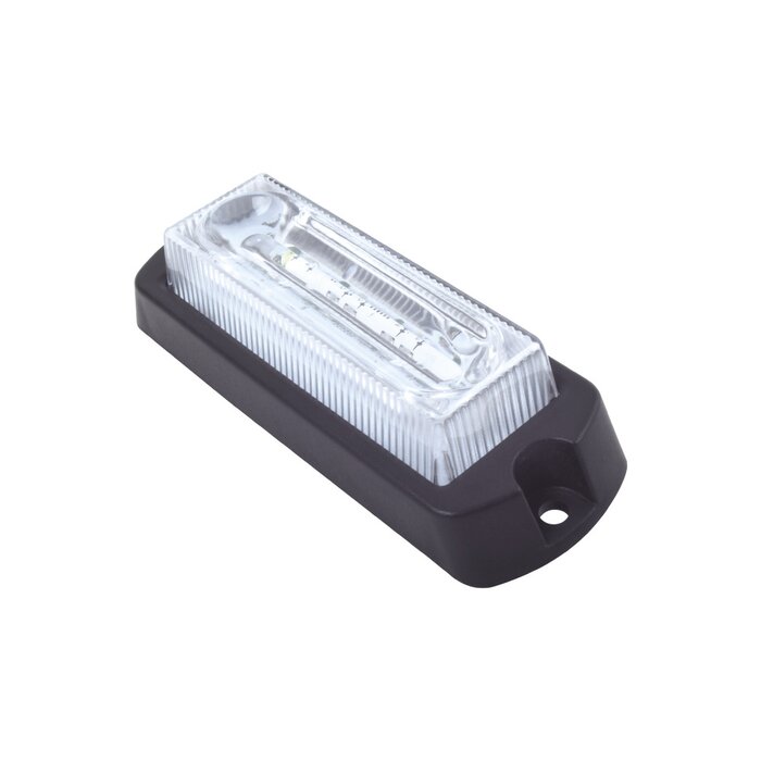 Luz Auxiliar Ultra Brillante de 8 LED's en color Azul/Claro con mica transparente