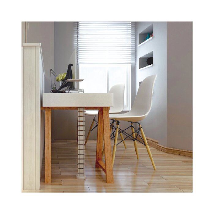 Organizador de cables vertical articulado, ideal para llevar los cables del piso a mesa o a la cubierta del escritorio de manera segura