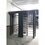 Torniquete Doble / Cuerpo Completo / Interior/Exterior / 100% Acero con Pintura Gris / EJE CENTRAL de Acero Inoxidable / Acabado de Lujo / Alto Tráfico