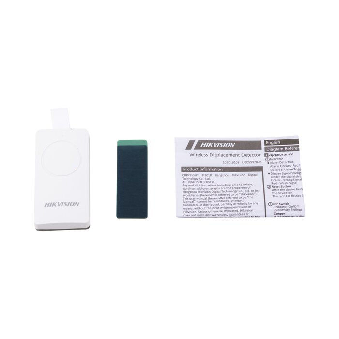 Detector inalámbrico de Activos para proteger el movimiento de algún objeto de valor, compatible con el panel de Hikvision