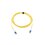 Jumper de Fibra Óptica Monomodo (OS2), XGLO, Riser, LC/UPC-LC/UPC Duplex, OFNR, Color Amarillo, 3 Metros