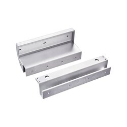 Montaje para puertas de Solo Cristal para uso con Chapa Magnética MAG600NLED y MAG600NTLED