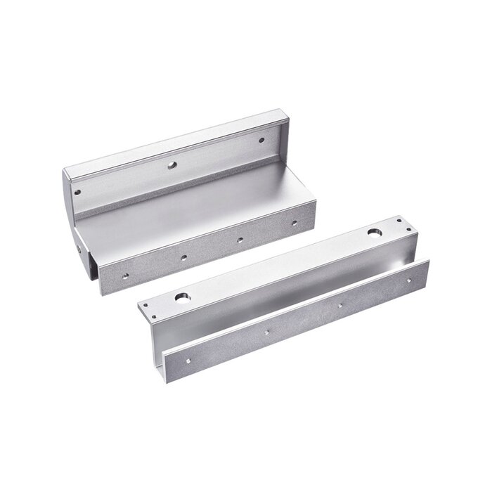 Montaje para puertas de Solo Cristal para uso con Chapa Magnética MAG600NLED y MAG600NTLED