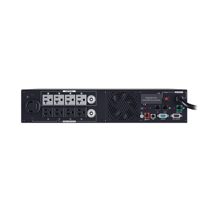 UPS de 3000 VA/3000 W, Topología Línea Interactiva, Entrada 120 Vca NEMA L5-30P, Onda Senoidal Pura, Torre o Rack 2 UR, Con 8 Tomas NEMA 5-20R y 1 NEMA L5-30R