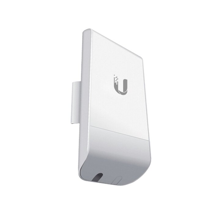 NanoStation airMAX locoM2 CPE, hasta 150 Mbps, frecuencia 2 GHz (2412-2462 MHz) con antena integrada de 8 dBi