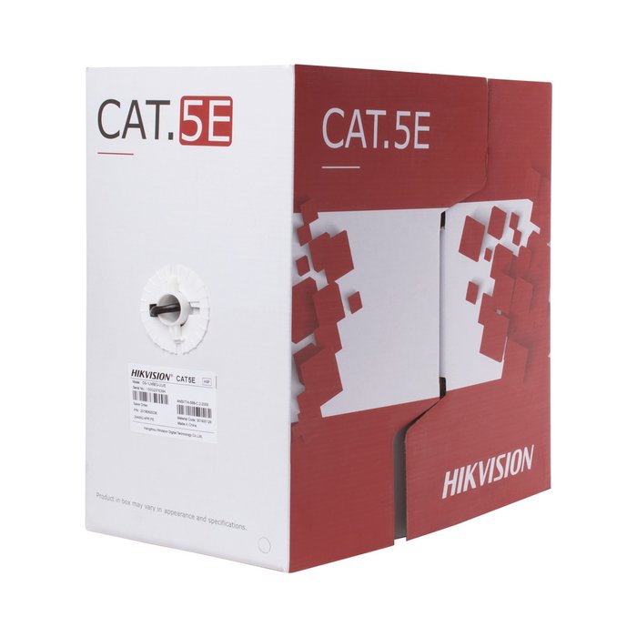 Bobina de Cable UTP / Cat 5e / 24 AWG / 305 mts / Uso Exterior / 100% Cobre
