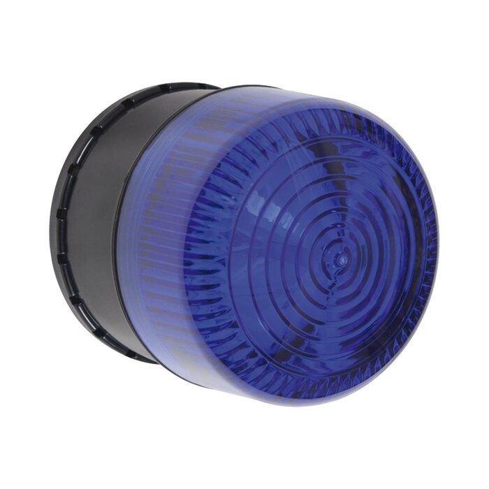 Alarma de Una Zona para Uso en Exterior, Notificación Audible y Visible, Color Azul