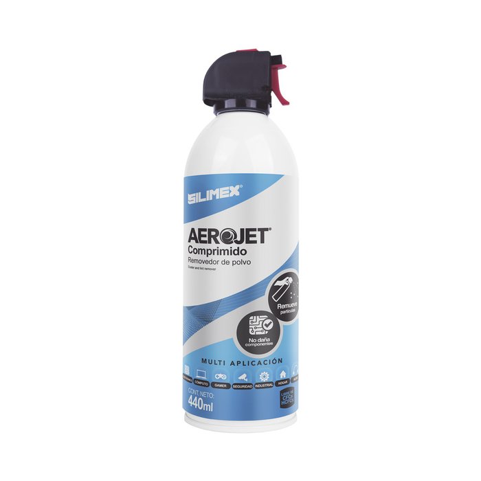 Removedor de polvo y residuos (aire comprimido) para limpieza de equipos electrónicos, 440 ml