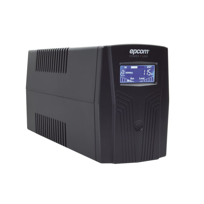 UPS de 600VA/360W / Topología Línea Interactiva / Entrada y Salida 120 Vca / Regulador de Voltaje AVR 80-150 Vca / Clavija NEMA 5-15P / 4 Tomas NEMA 5-15R