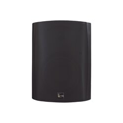 Altavoz de 2 vías para exteriores de 70V / 100V, woofer de 6.5 in, tweeter de cúpula suave de seda de 1in, negro.