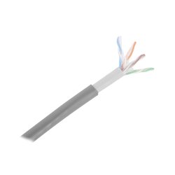 Bobina de cable de 305 m, Cat5E, con gel, para intemperie, doble forro extrema humedad, bajo tierra, UL, color negro para aplicaciones en CCTV, y redes de alta velocidad.