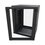 Gabinete Abatible de Pared (Con Marco Trasero) con Rack 19" de 16 Unidades. Ventana de Cristal Templado.
