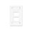 Placa de pared modular MAX, de 4 salidas, color blanco