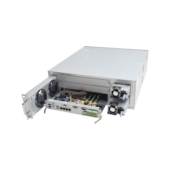 NVR 12 Megapixel (4K) / 256 canales IP / 16 Bahías de Disco Duro / 4 Puertos de Red / Soporta RAID con Hot Swap / NVR de Alto Desempeño