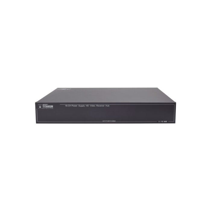 200 metros en 4K , 300 metros en 5MP , VIDEO+PODER / 16 Canales / TODO INCLUIDO PARA RACK / Para transmisión de alimentación ( de 36 Vcd a 12 Vcd) y video (HD-TVI) / 4K / SIN RUIDO / INSTALACIÓN LIMPIA