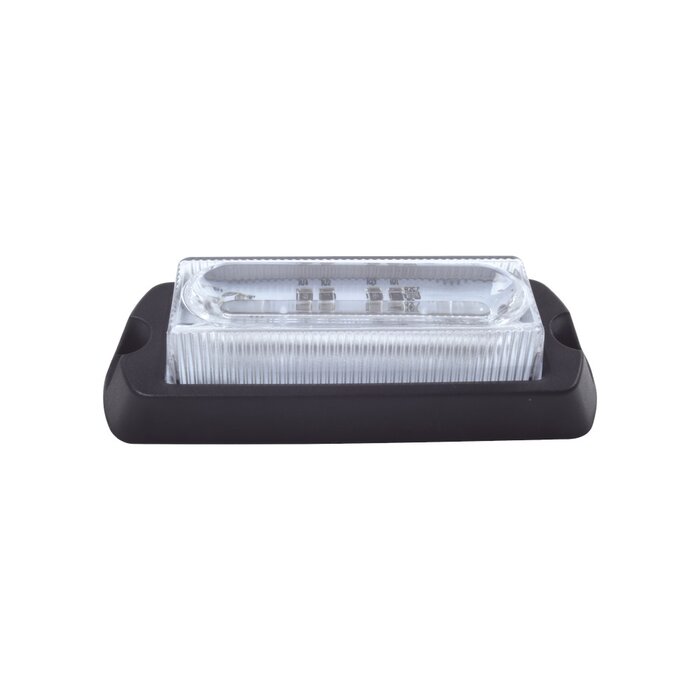 Luz Auxiliar Ultra Brillante de 8 LED's en color Rojo/Claro con mica transparente