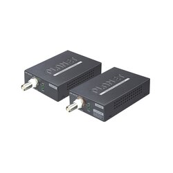 Kit Transmisor y Receptor PoE de Largo Alcance sobre Coaxial hasta 1km