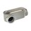 Caja oval roscada tipo LR de 1 1/2" (38.1 mm) Incluye tapa y tornillos.