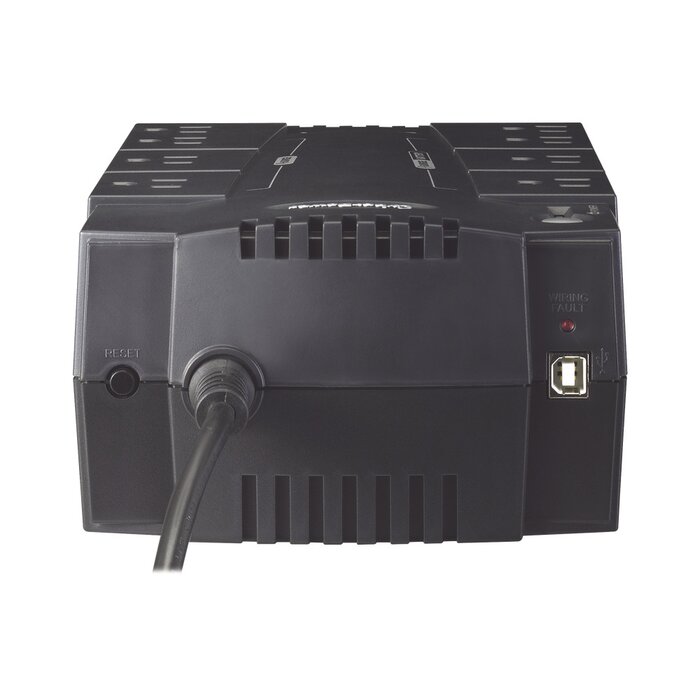 UPS de 425 VA/255 W, Topología Standby, Entrada 120 Vca NEMA 5-15P, Tipo Gabinete Compacto, Con 8 Tomas NEMA 5-15R