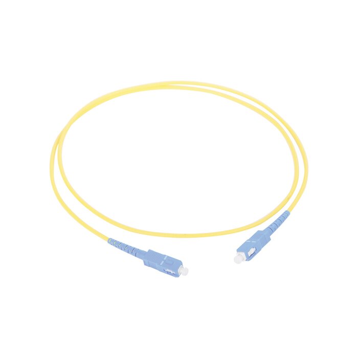Jumper de Fibra Óptica Monomodo SC/SC Simplex de 1 metro
