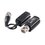Kit de Transceptores (Baluns) TurboHD Hasta 4K / 5 MP / HD-TVI/HD-CVI/AHD/CVBS / Conector 100% COBRE / Con Cable RF Blindado