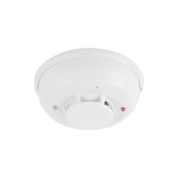 Detector Fotoeléctrico de Humo de 4 Hilos con Sensor de Temperatura Aislado, Sirena Interconstruida y Relevador, Serie i3